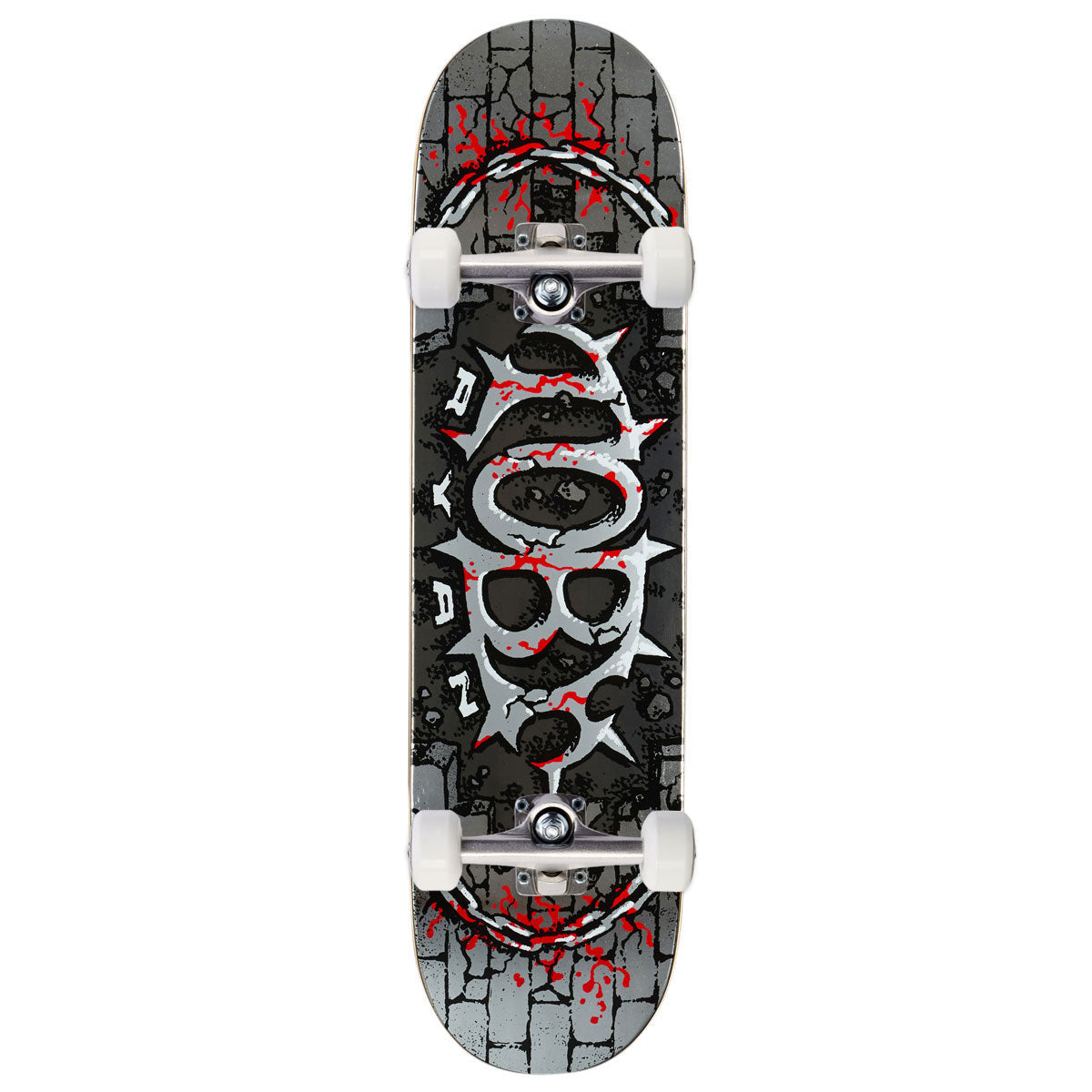 Real Toby Ryan Oval Full SE Complete Skateboard | Silver | 8.06"