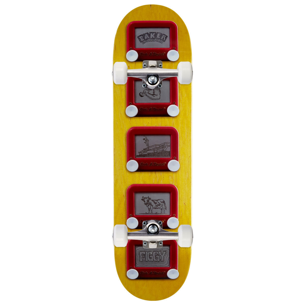 Baker Justin Figgy Figueroa Head On Collision Complete Skateboard | 8.25"