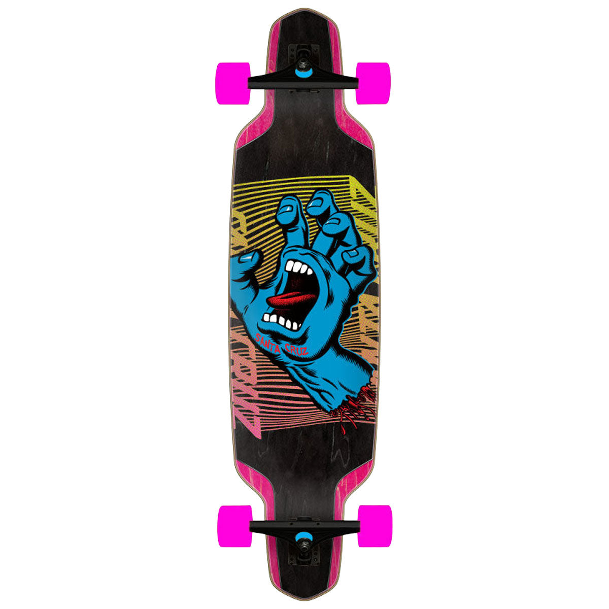 Santa Cruz Split Hand Drop Down Cruzer Complete Longboard | 9.50"