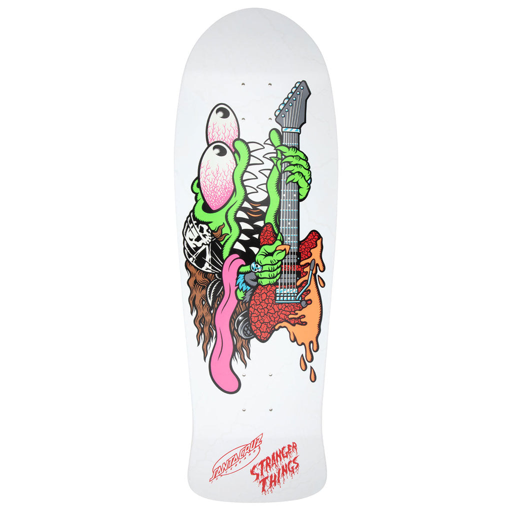 Santa Cruz x Stranger Things Meek Slasher Eddie Reveal Skateboard Deck | Glow In The Dark | 10.10"