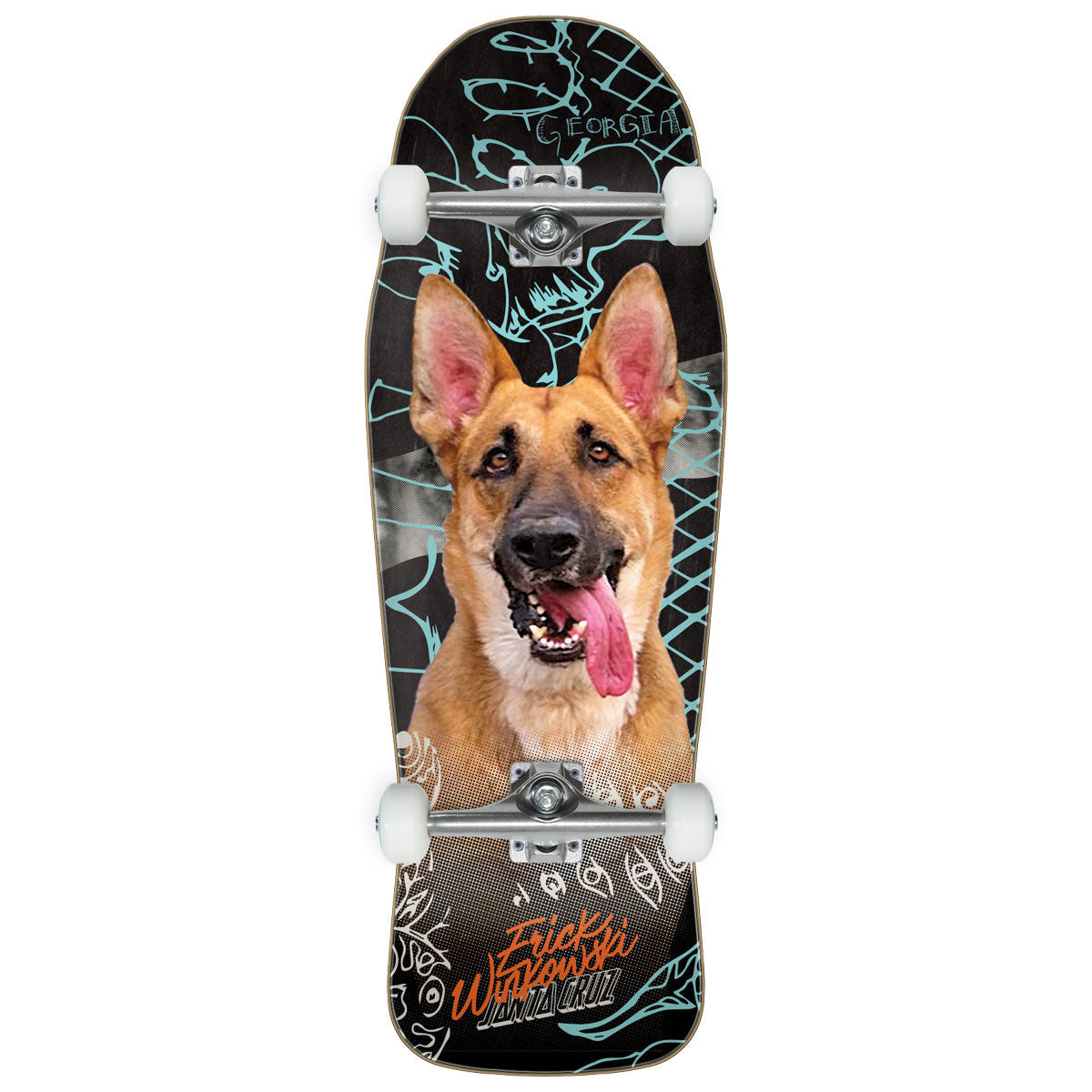 Santa Cruz Winkowski Tribute Pro Shaped Complete Skateboard | 10.34"