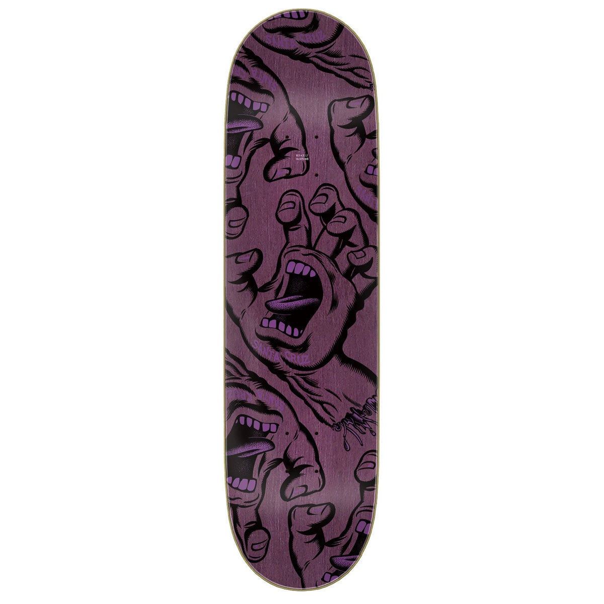 Santa Cruz Crowded Hand Complete Skateboard | 8.50"