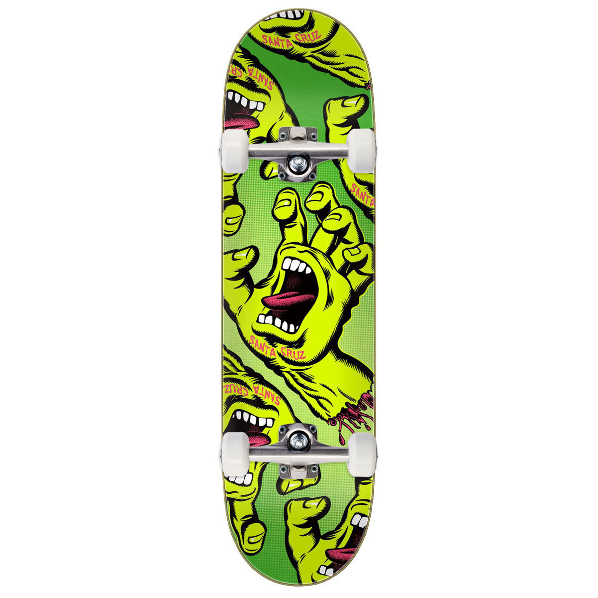 Santa Cruz Crowded Hand Complete Skateboard | 8.50"