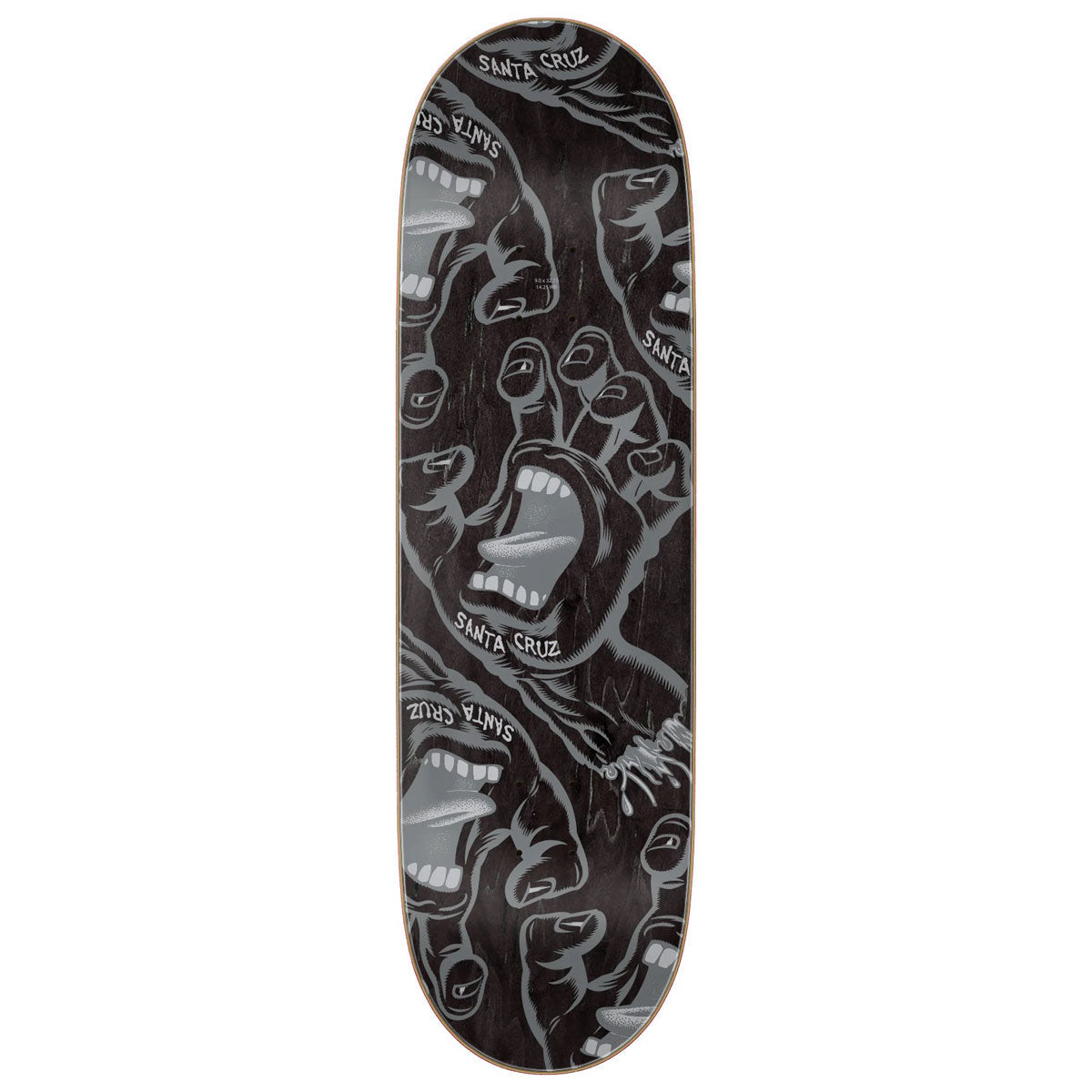 Santa Cruz Crowded Hand Complete Skateboard | 9.00"