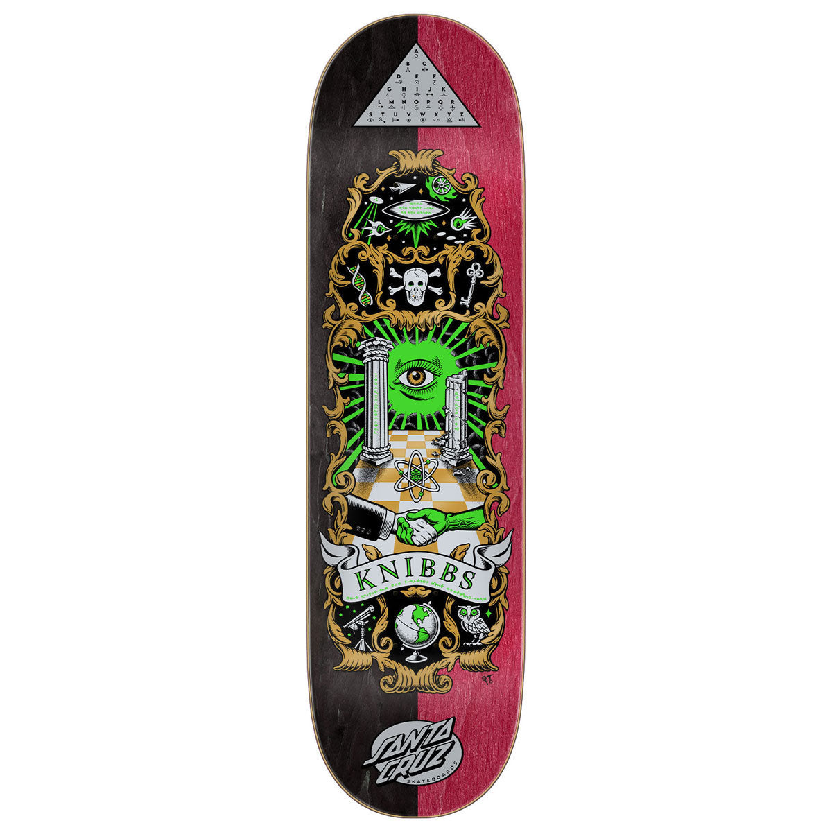 Santa Cruz Knibbs Cryptic II Pro Skateboard Deck | 8.50"