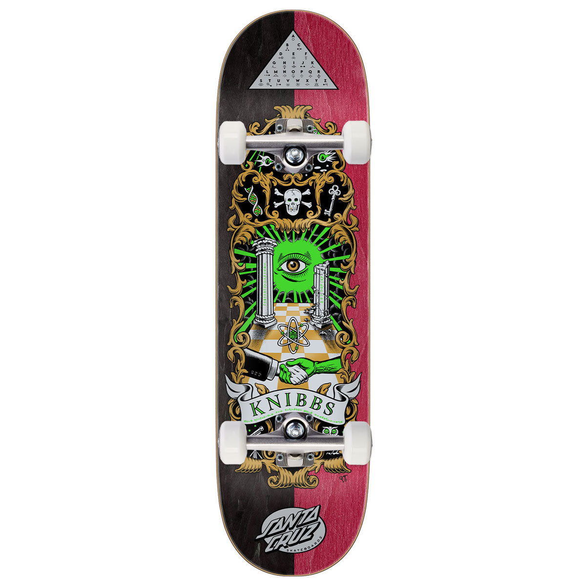 Santa Cruz Knibbs Cryptic II Pro Complete Skateboard | 8.50"