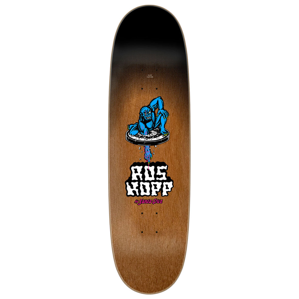 Santa Cruz Roskopp Screaming Arm Pro Skateboard Deck | 9.00"