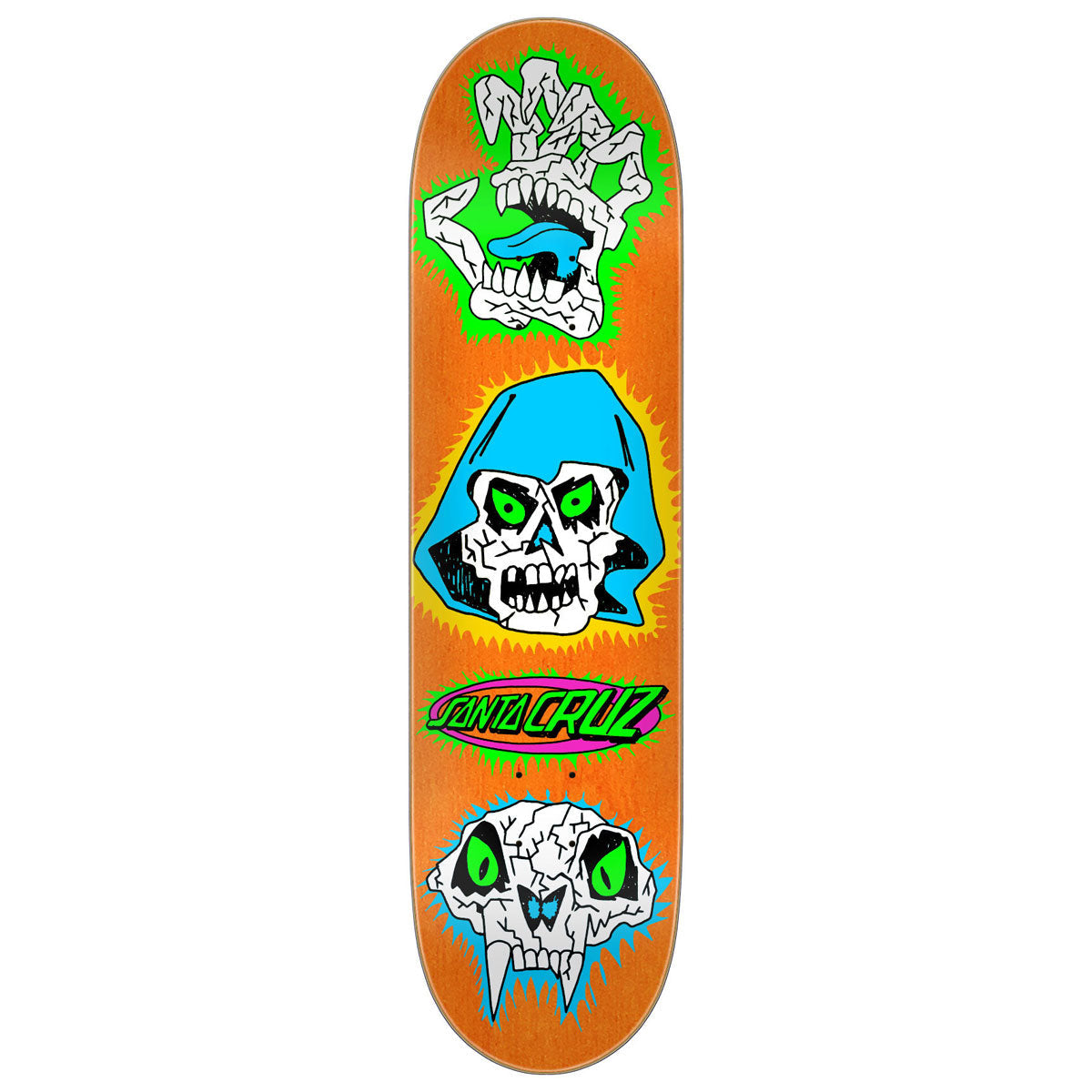 Santa Cruz Scribble Head FeelBase Skateboard Deck | 7.75"