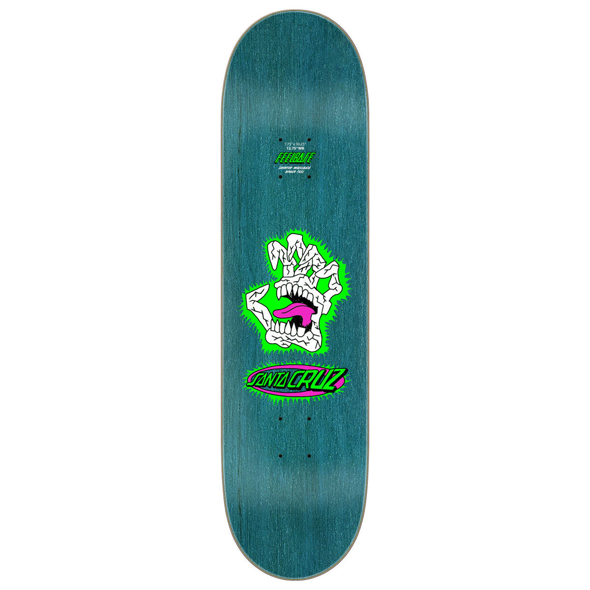 Santa Cruz Scribble Head FeelBase Skateboard Deck | 7.75"