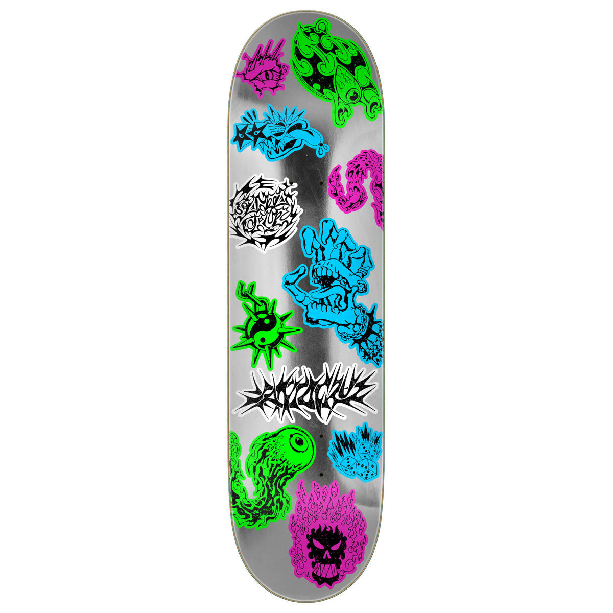 Santa Cruz Scribble Flash FeelBase Skateboard Deck | 8.00"