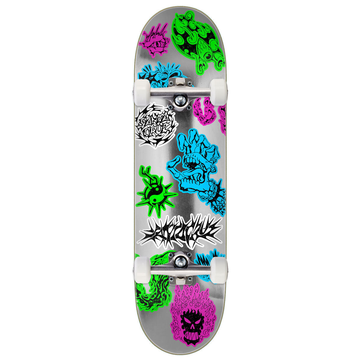 Santa Cruz Scribble Flash FeelBase Complete Skateboard | 8.00"