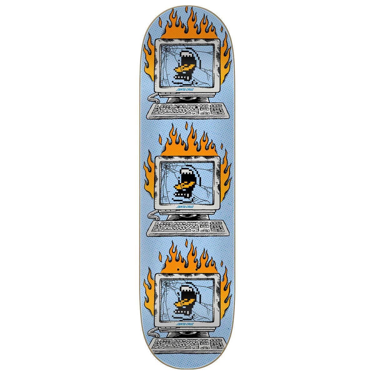 Santa Cruz Slef Destruct 7 Ply Birch Skateboard Deck | 8.25"