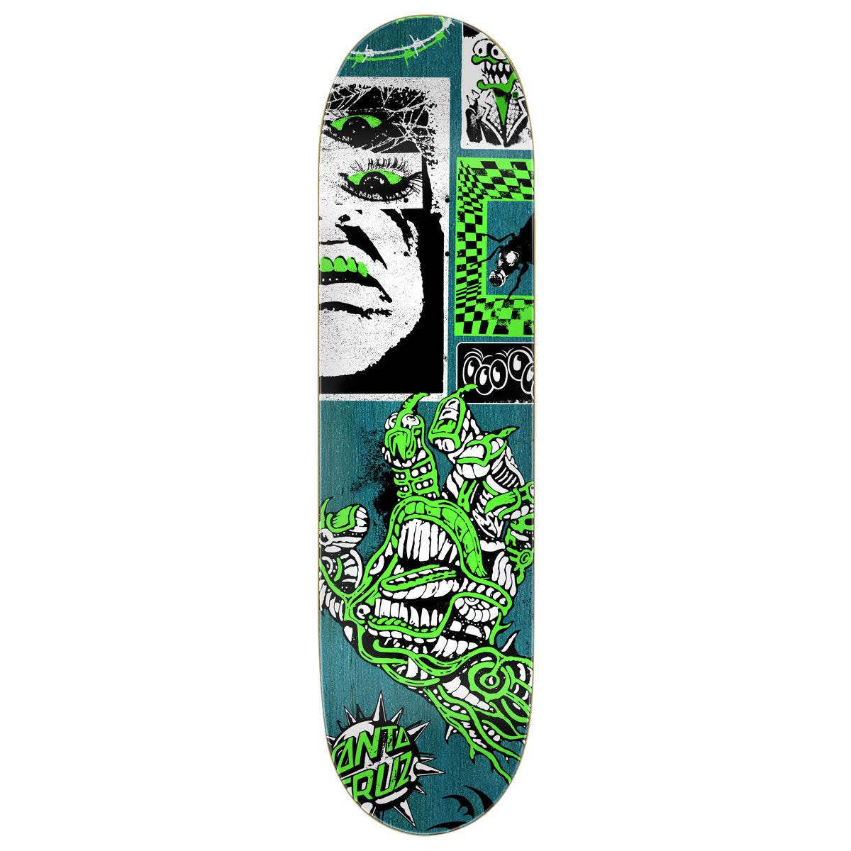Santa Cruz Scourge Hand FeelBase Skateboard Deck | 8.00"