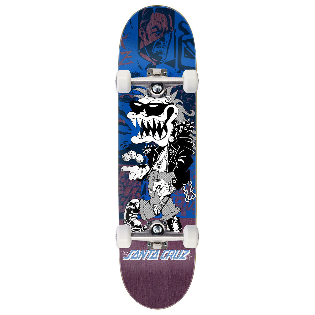 Santa Cruz Check Gremlin Feelbase Complete Skateboard | 7.75"