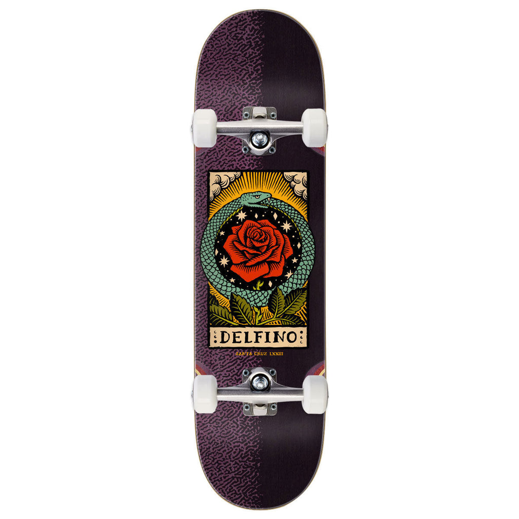 Santa Cruz Delfino Ouroboros Pro Complete Skateboard | 8.25"