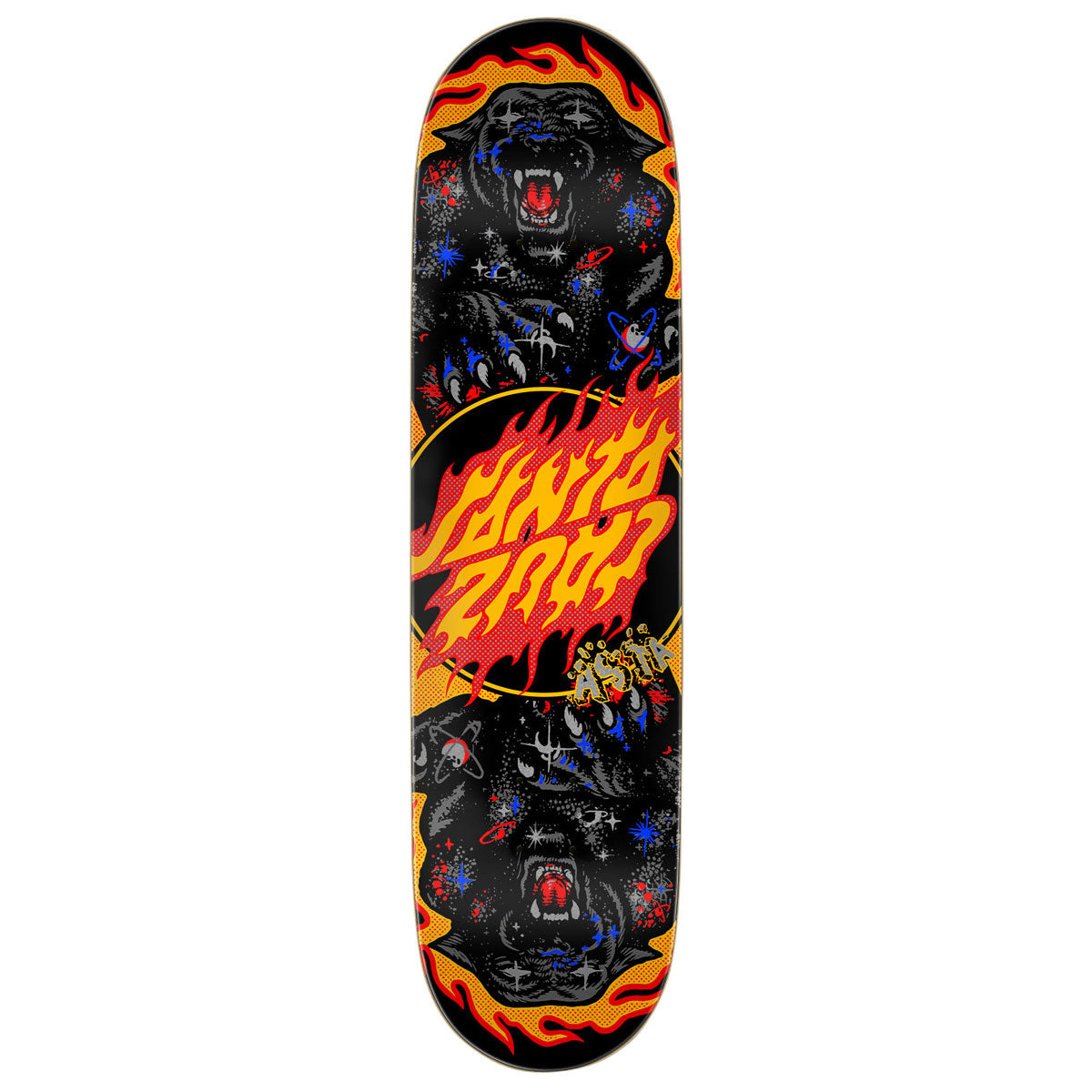 Santa Cruz Asta Cosmic Cat Twin Pro Skateboard Deck | 8.20"