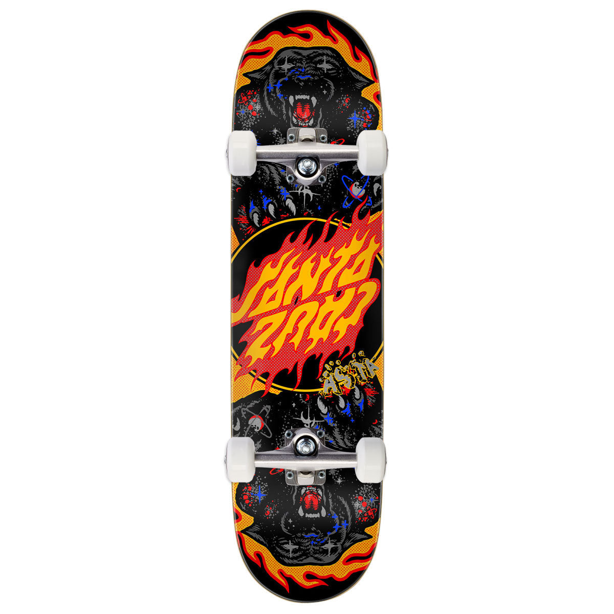 Santa Cruz Asta Cosmic Cat Twin Pro Complete Skateboard | 8.20"