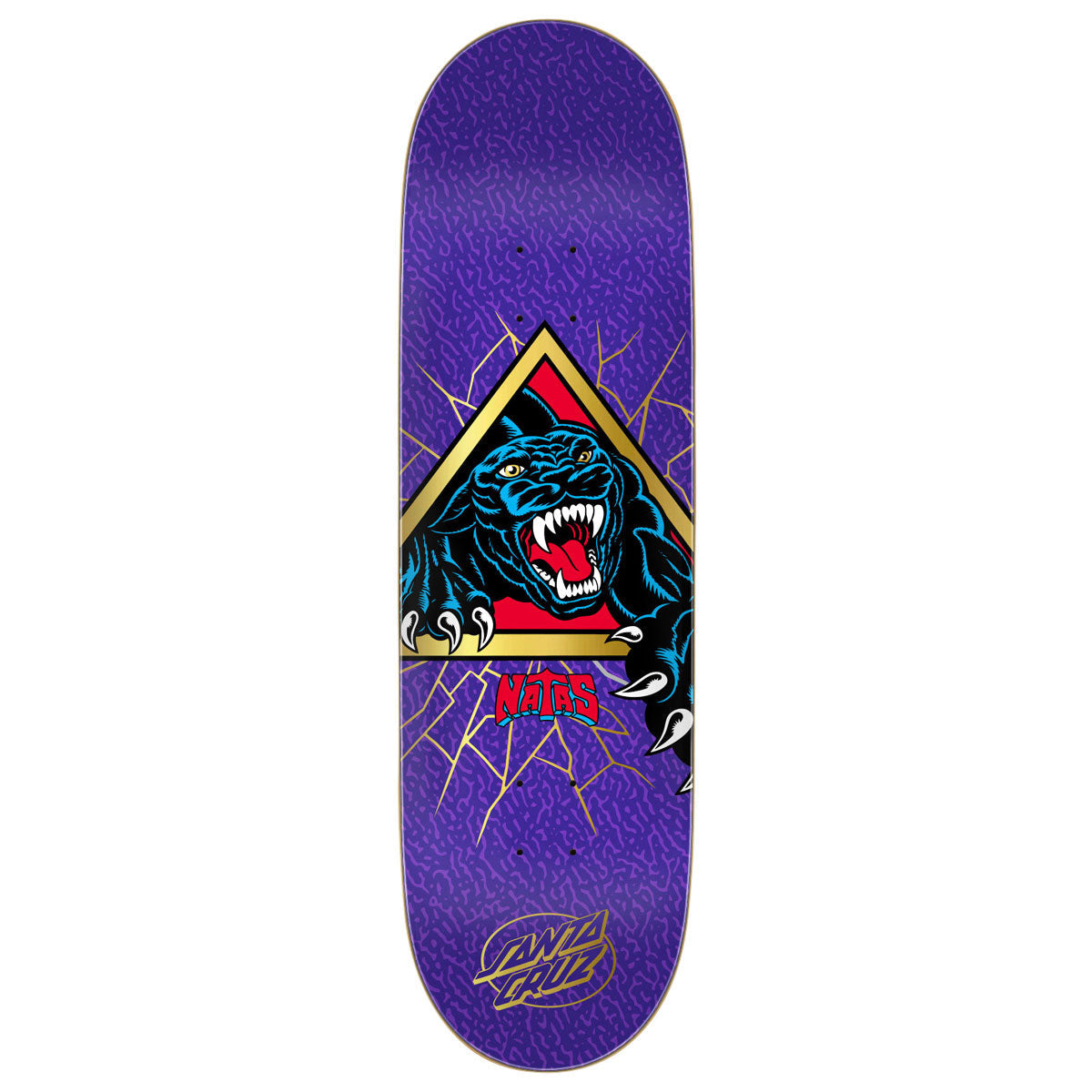Santa Cruz Natas Shattered Panther 2026 VX Skateboard Deck | 9.00"