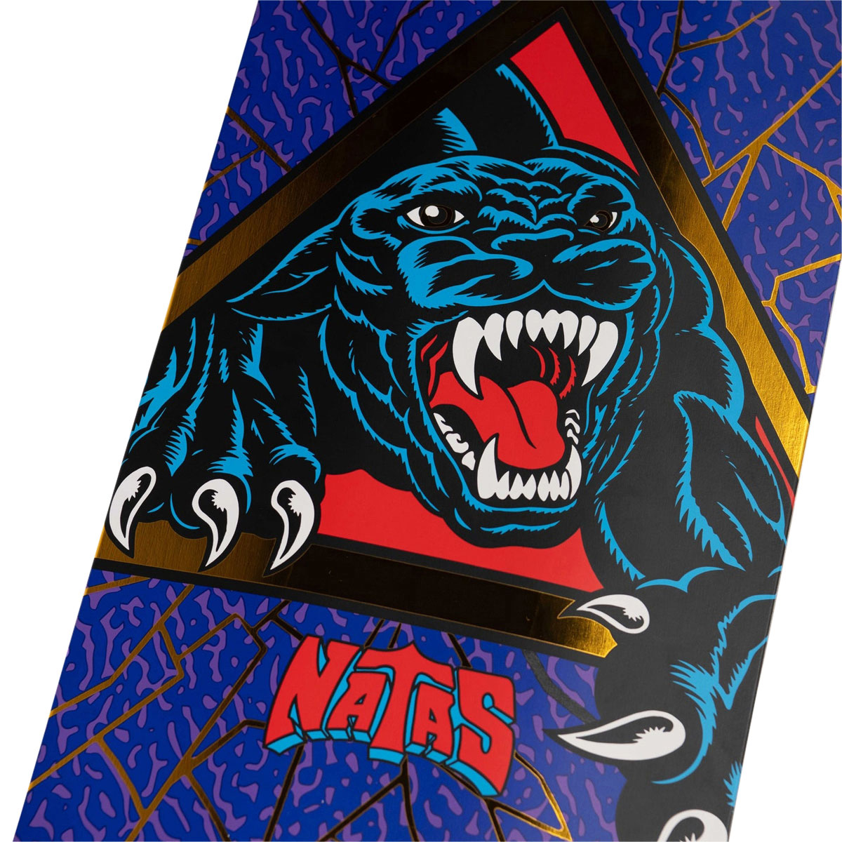 Santa Cruz Natas Shattered Panther 2026 VX Complete Skateboard | 9.00"