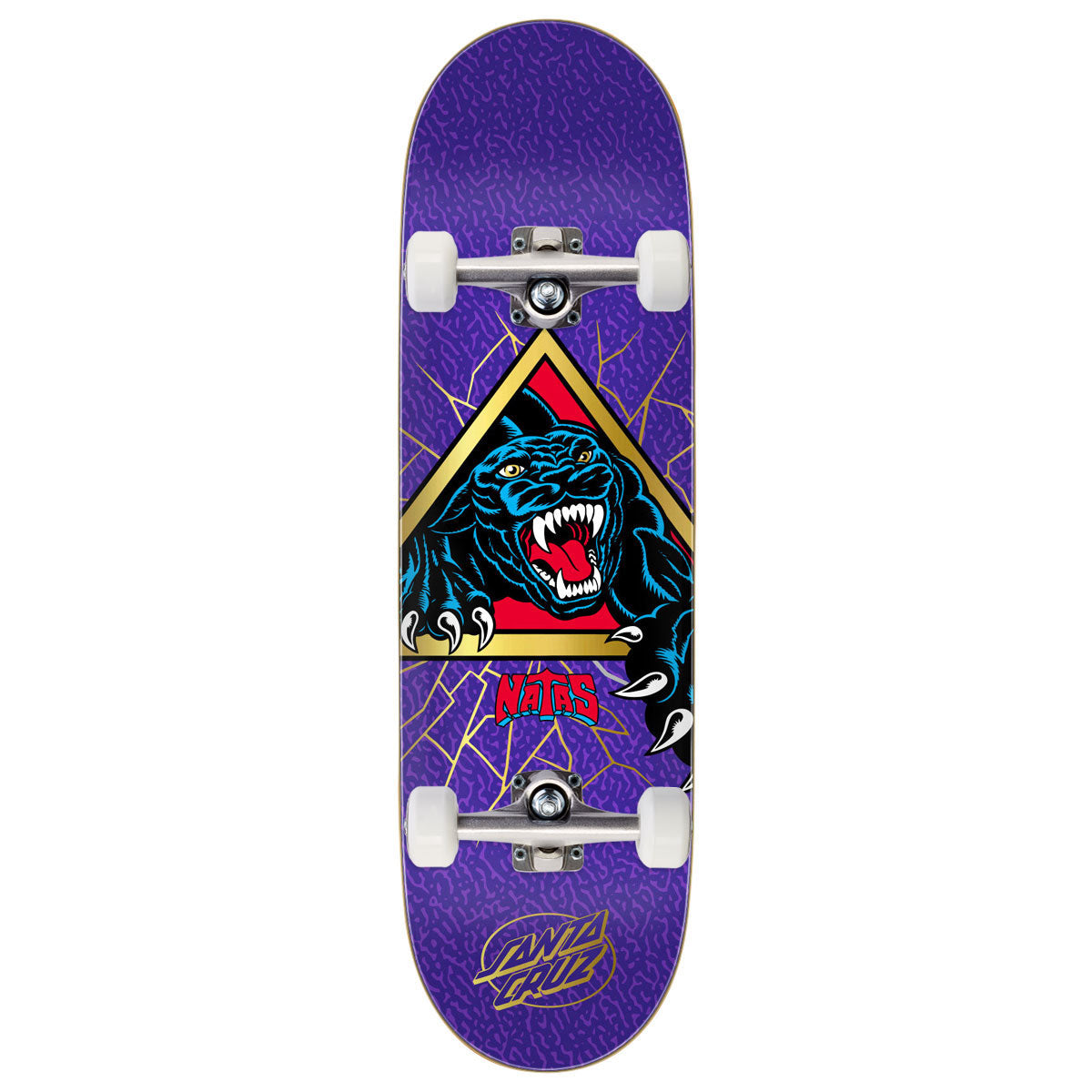 Santa Cruz Natas Shattered Panther 2026 VX Complete Skateboard | 9.00"