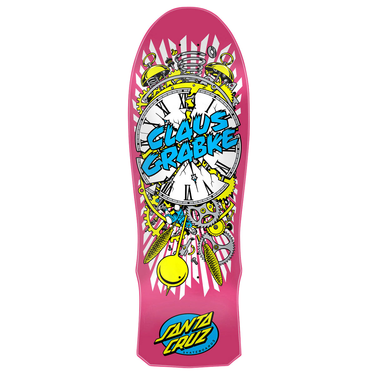 Santa Cruz Grabke Exploding Clock 2026 Reissue Skateboard Deck | 10.04"