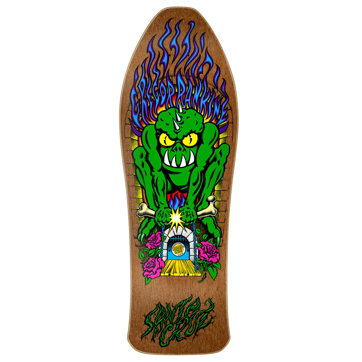 Santa Cruz Rankine Monster Reissue Skateboard Deck | 10.39"