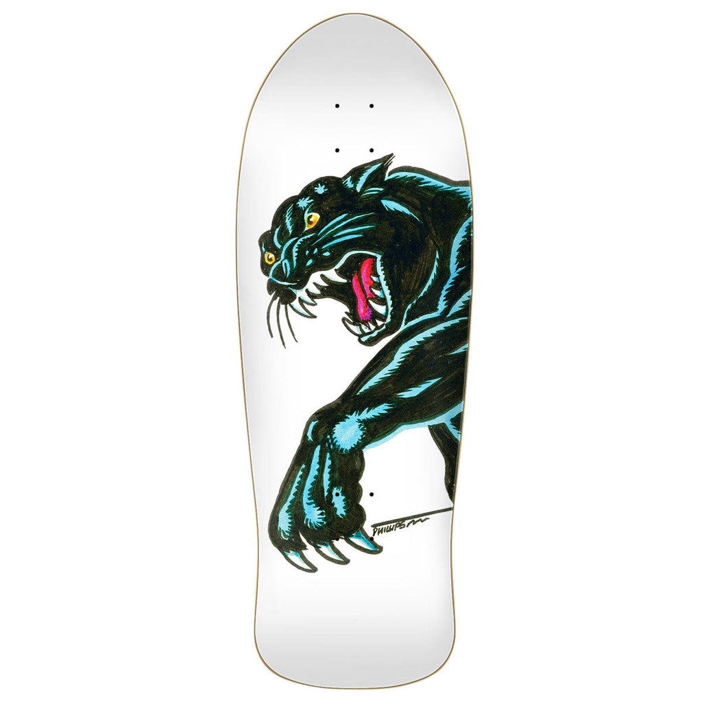 Santa Cruz Natas Sketch Panther Reissue Skateboard Deck | 10.54"