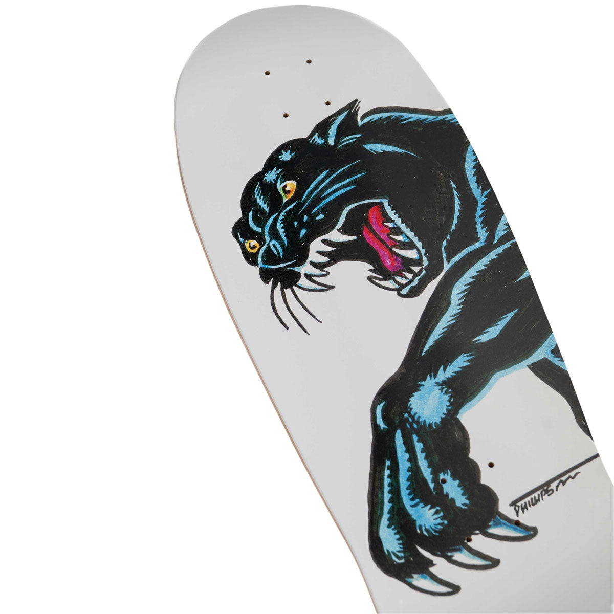 Santa Cruz Natas Sketch Panther Reissue Skateboard Deck | 10.54"