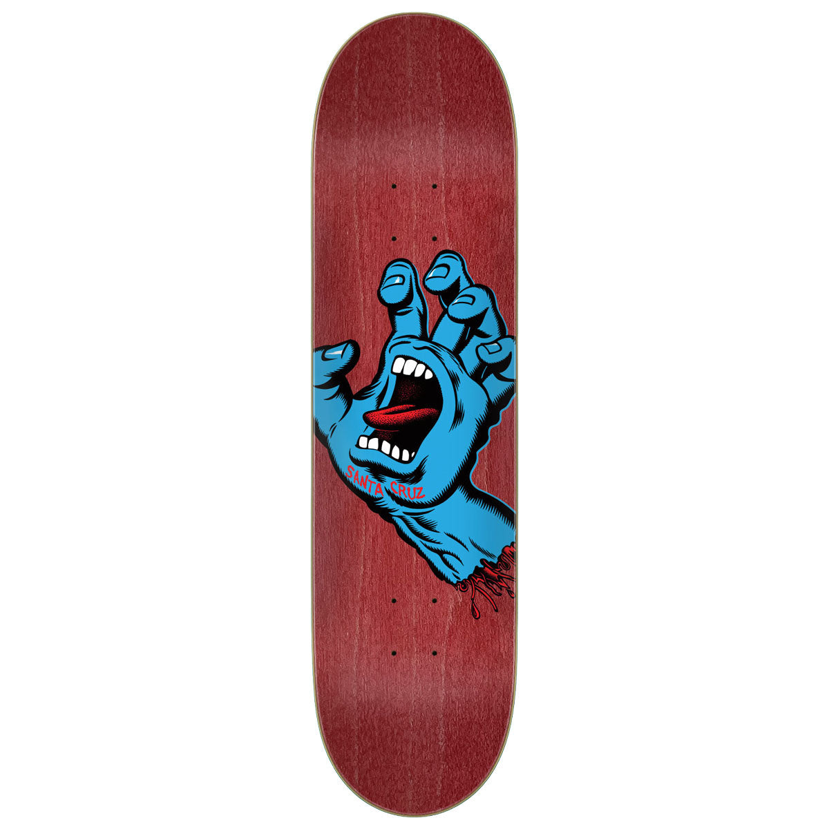 Santa Cruz Screaming Hand Skateboard Deck | 8.00"