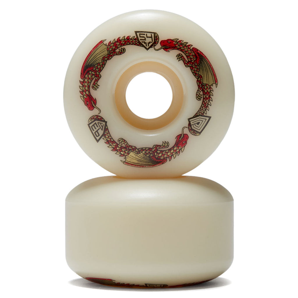 Powell-Peralta Dragon Formula 93a V4 Skateboard Wheels | Off White | 54mm