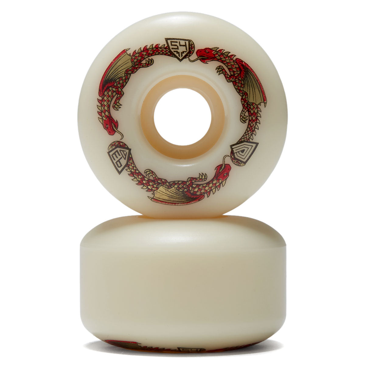 Powell-Peralta Dragon Formula 93a V4 Skateboard Wheels | Off White | 54mm