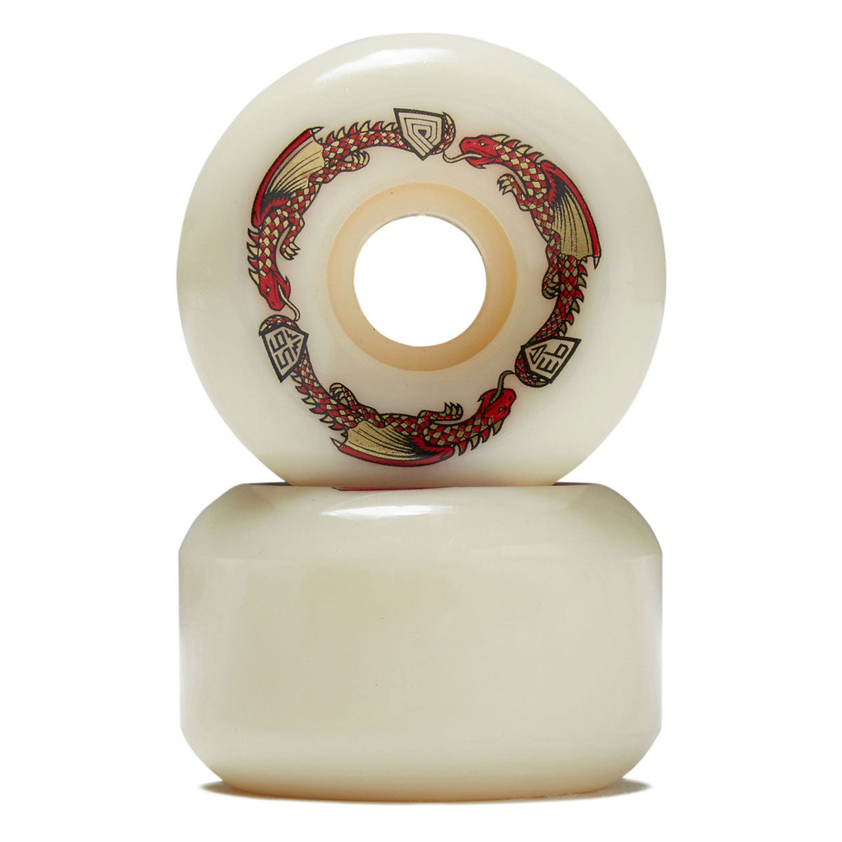 Powell-Peralta Dragon Formula 93a V6 Skateboard Wheels | Off White | 56mm