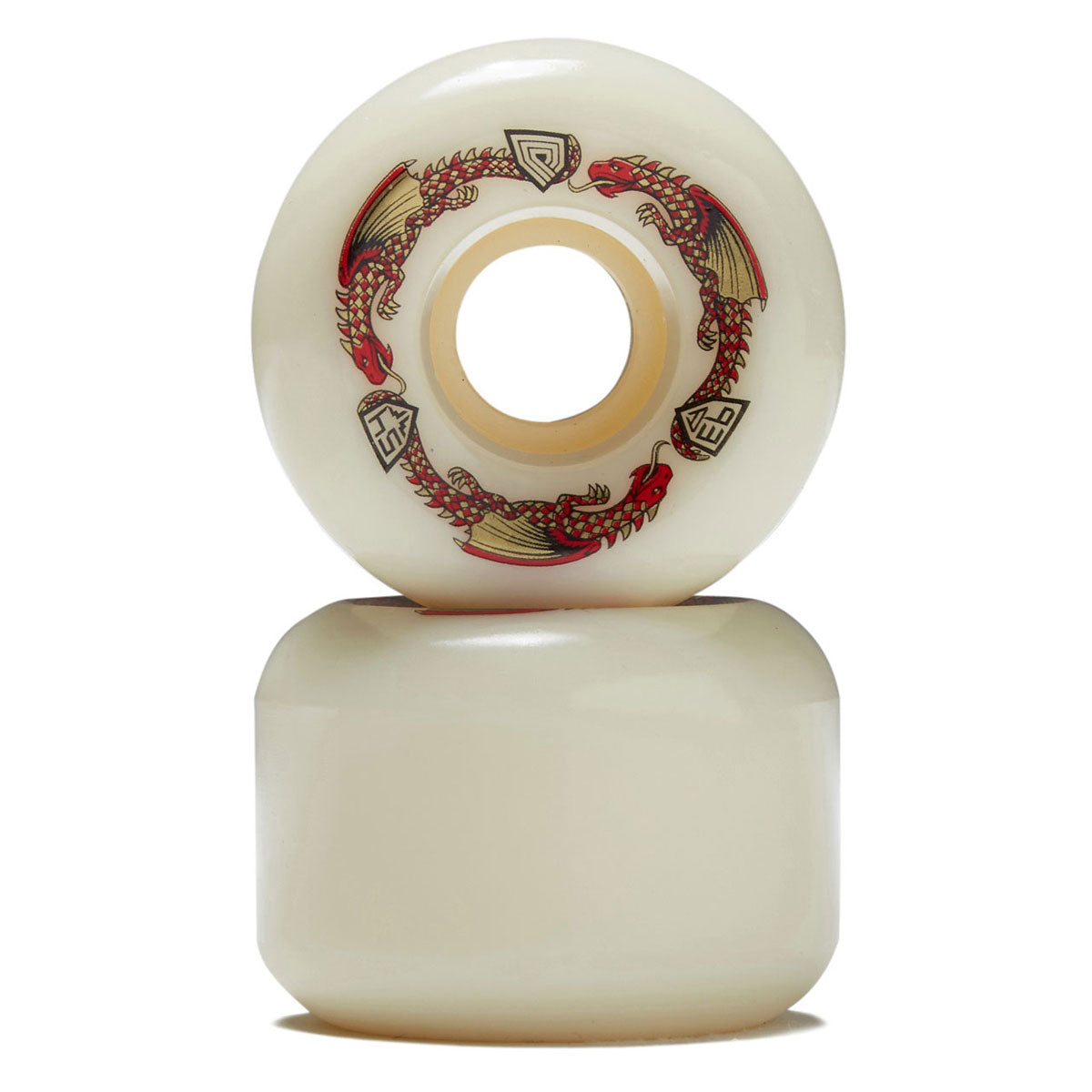 Powell-Peralta Dragon Formula 93a A2 Skateboard Wheels | Off White II | 54mm