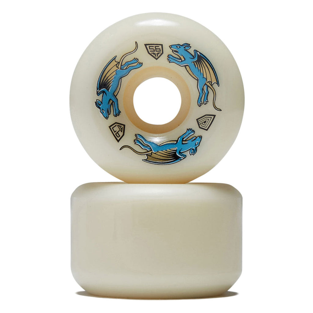 Powell-Peralta Dragon Formula Nano Rat 97a AV6 Skateboard Wheels | Off White | 56mm
