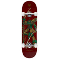 Flight Steve Caballero Gundam Complete Skateboard | Burgundy/Gold Foil | 8.25"