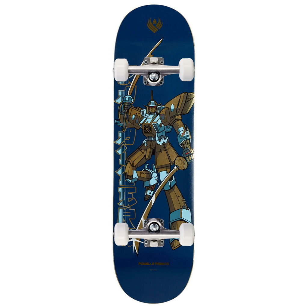 Flight Steve Caballero Gundam Complete Skateboard | Blue/Gold Foil | 8.50"