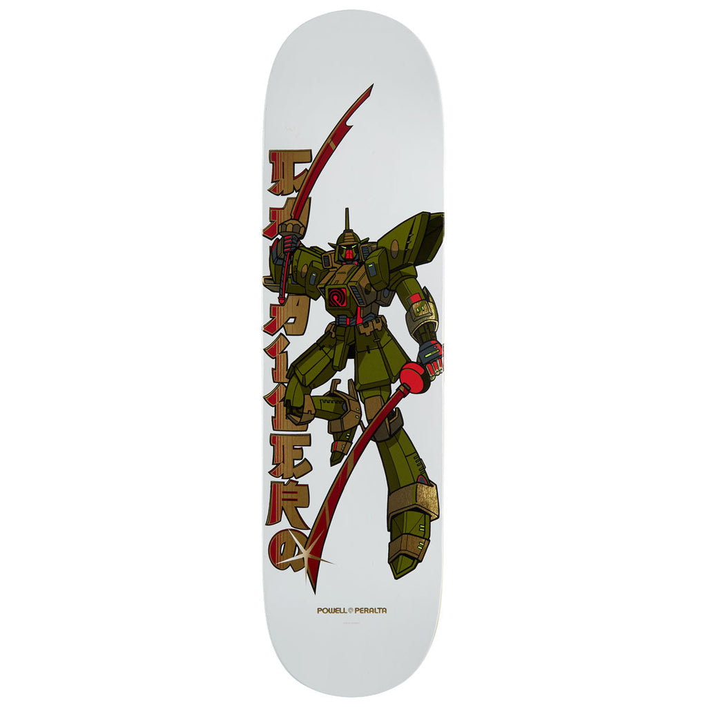 Powell-Peralta Steve Caballero Gundam Skateboard Deck | Burgundy/Gold Foil | 8.25"