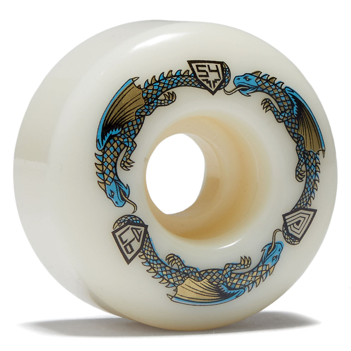 Powell-Peralta Dragon Formula 97a V4 Skateboard Wheels | Off White | 54mm