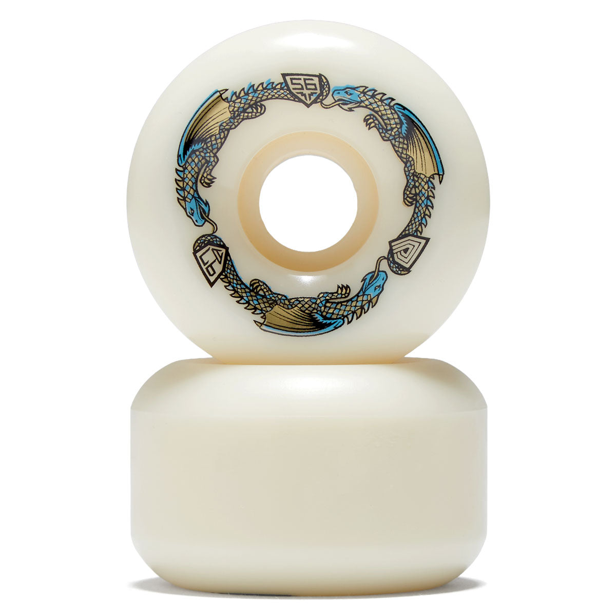 Powell-Peralta Dragon Formula 97a V6 Skateboard Wheels | Off White | 56mm