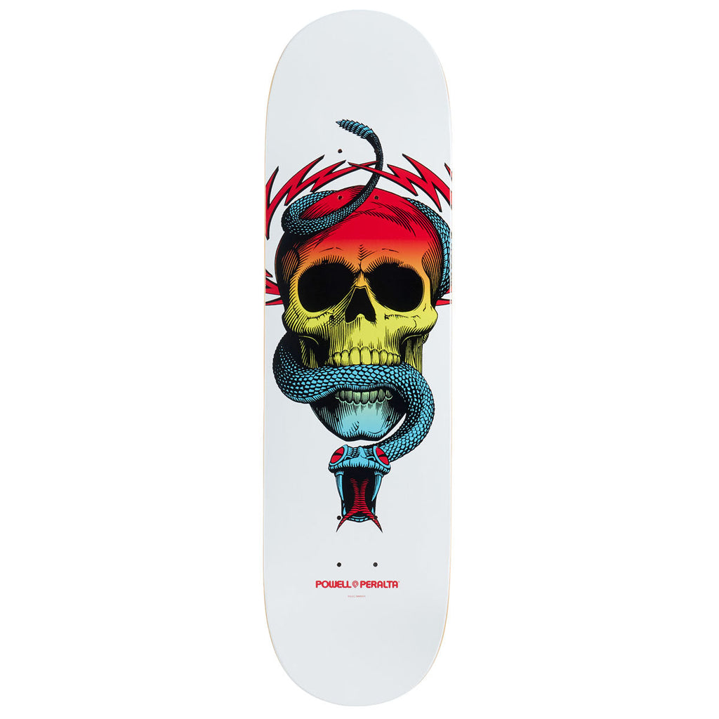 Powell-Peralta Mike McGill Skull & Snake Skateboard Deck | Yellow Fade/White | 8.50"