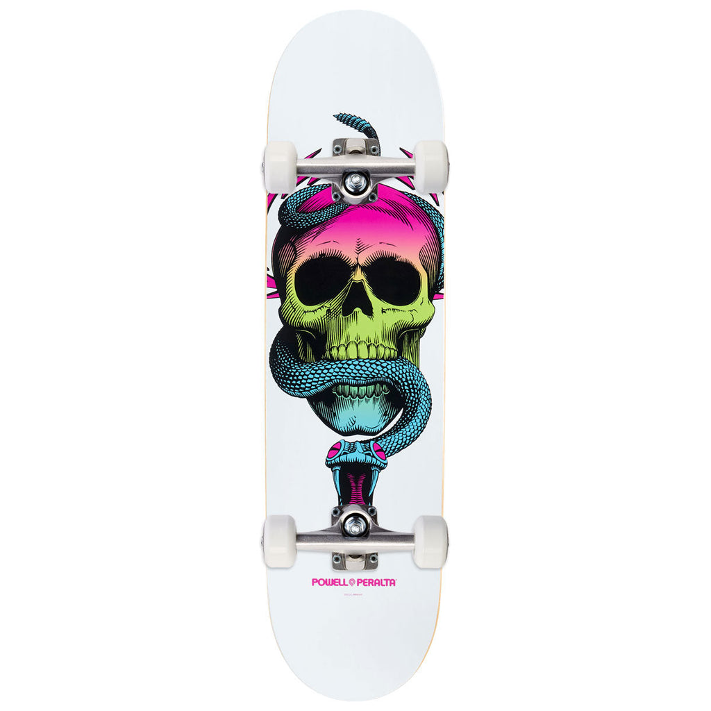 Powell-Peralta Mike McGill Skull & Snake Complete Skateboard | Lime Fade/White | 8.00"