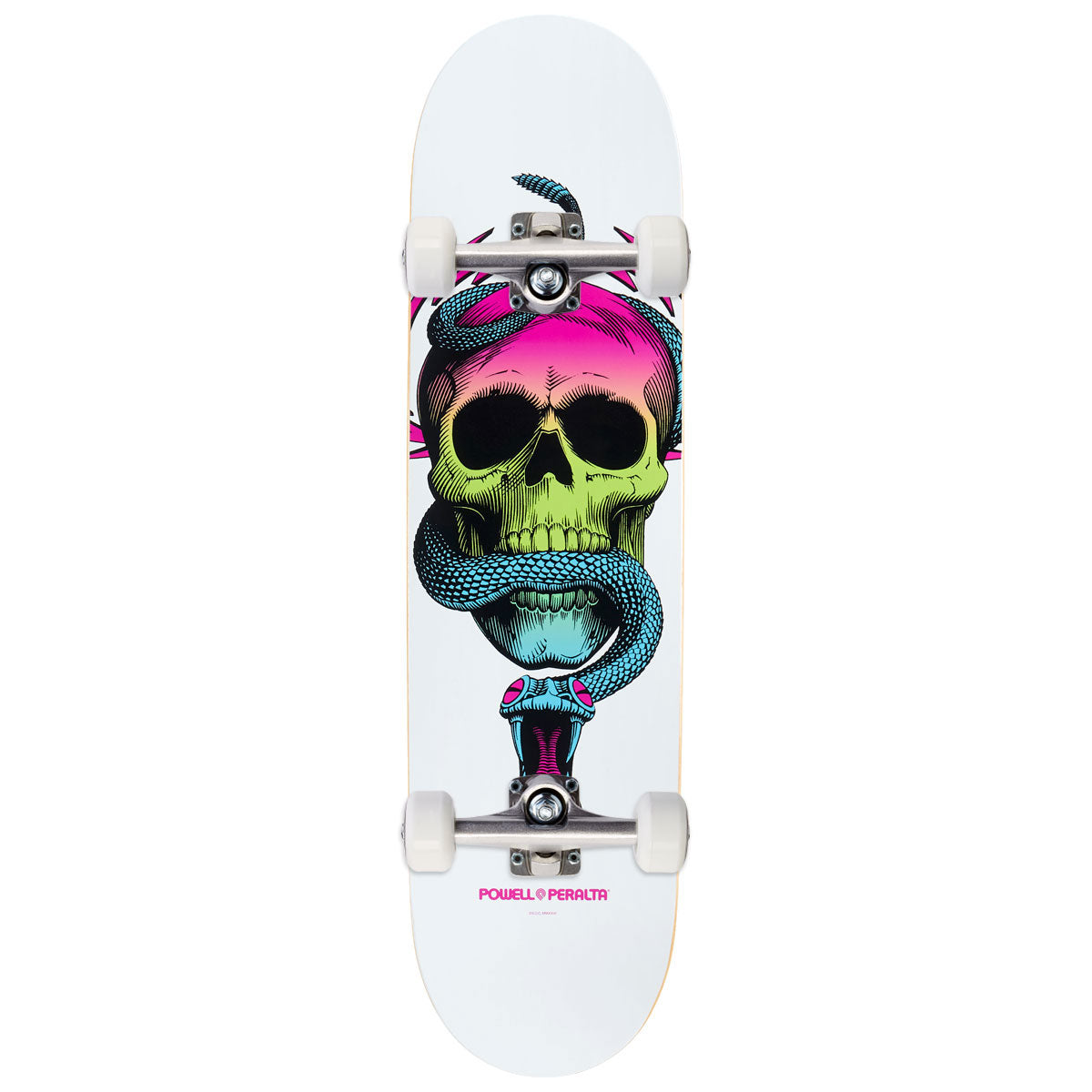 Powell-Peralta Mike McGill Skull & Snake Complete Skateboard | Lime Fade/White | 8.00"