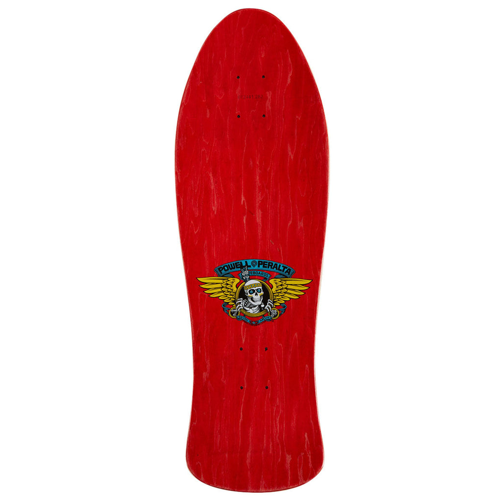 Powell-Peralta Steve Saiz Totem 07 Skateboard Deck - Red Veneer - 10.00"