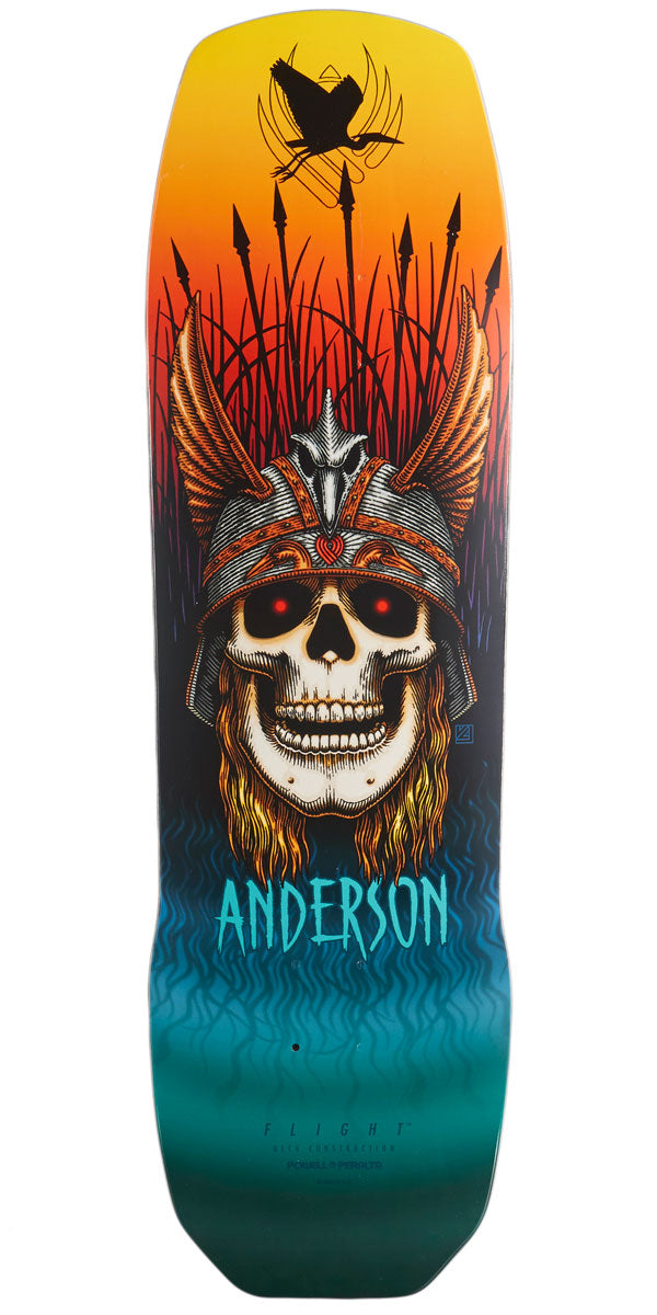Powell-Peralta Flight Andy Anderson Crane Skull Skateboard Deck | 8.45"