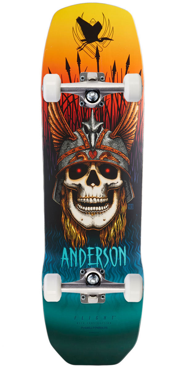 Powell-Peralta Flight Andy Anderson Crane Skull Complete Skateboard | 8.45"