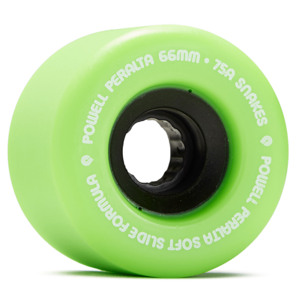 Powell-Peralta Snakes 75A Longboard Wheels | Green | 66mm
