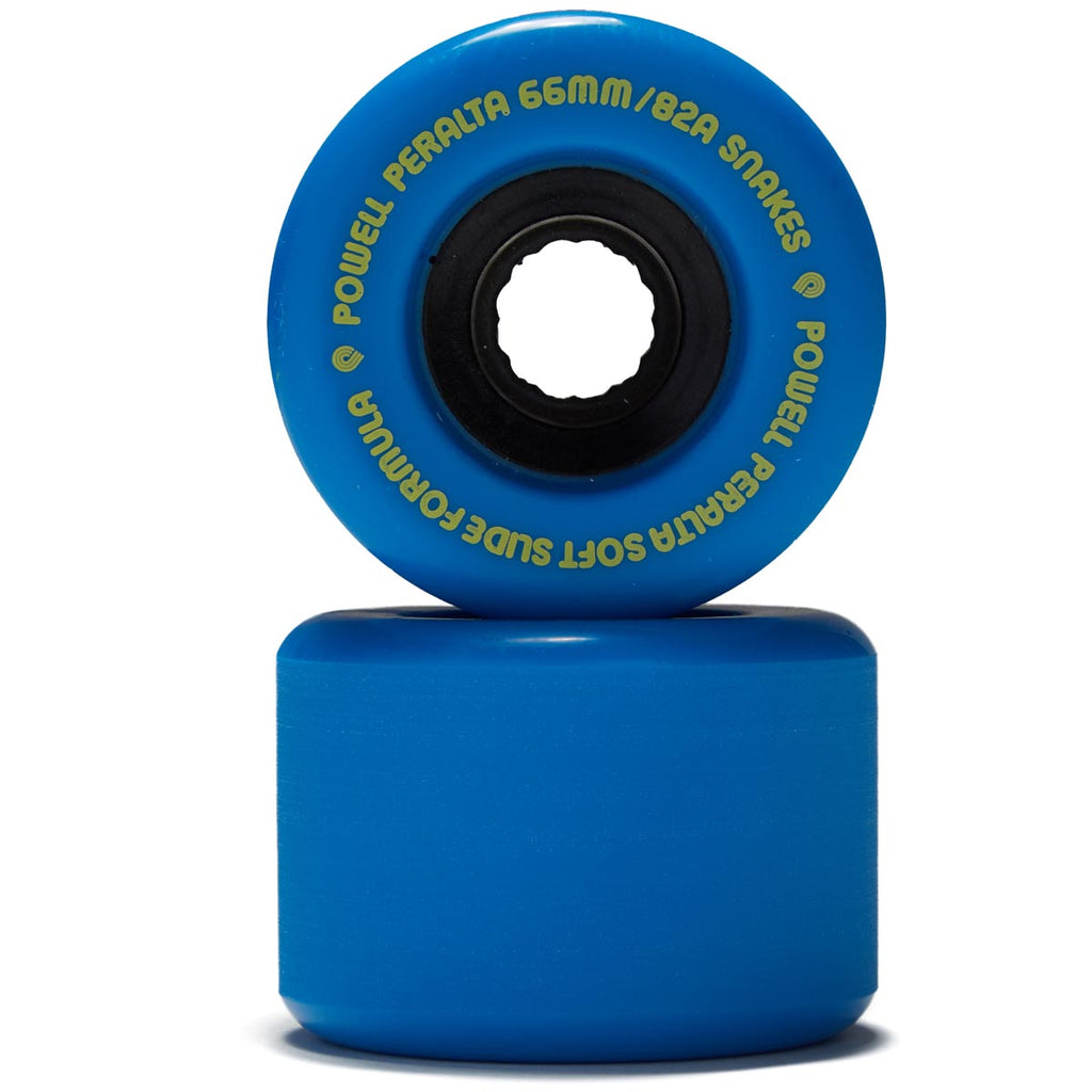 Powell-Peralta Snakes 82A Longboard Wheels | Blue | 66mm