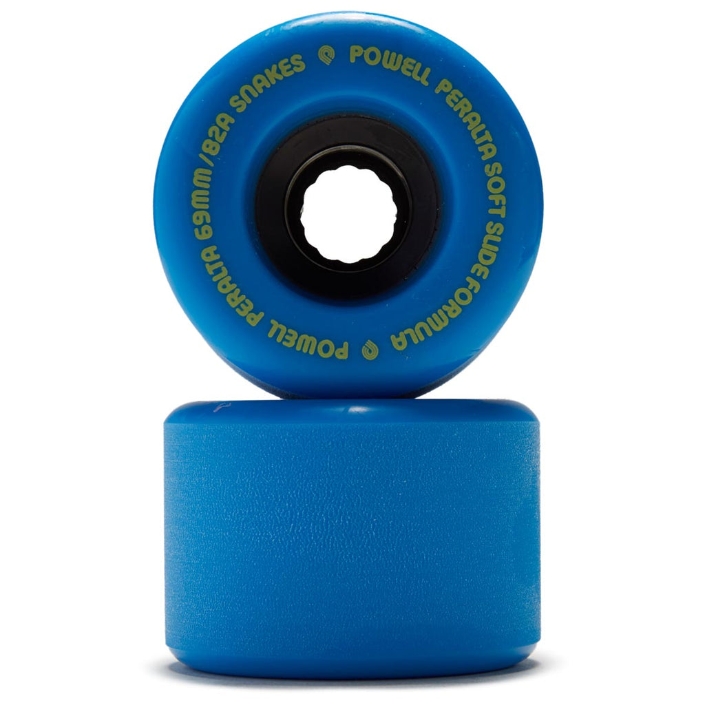 Powell-Peralta Snakes 82A Longboard Wheels | Blue | 69mm