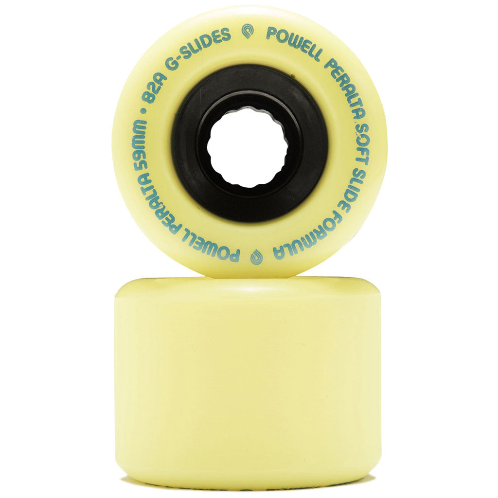 Powell-Peralta G-Slides 82A Longboard Wheels | Yellow | 59mm
