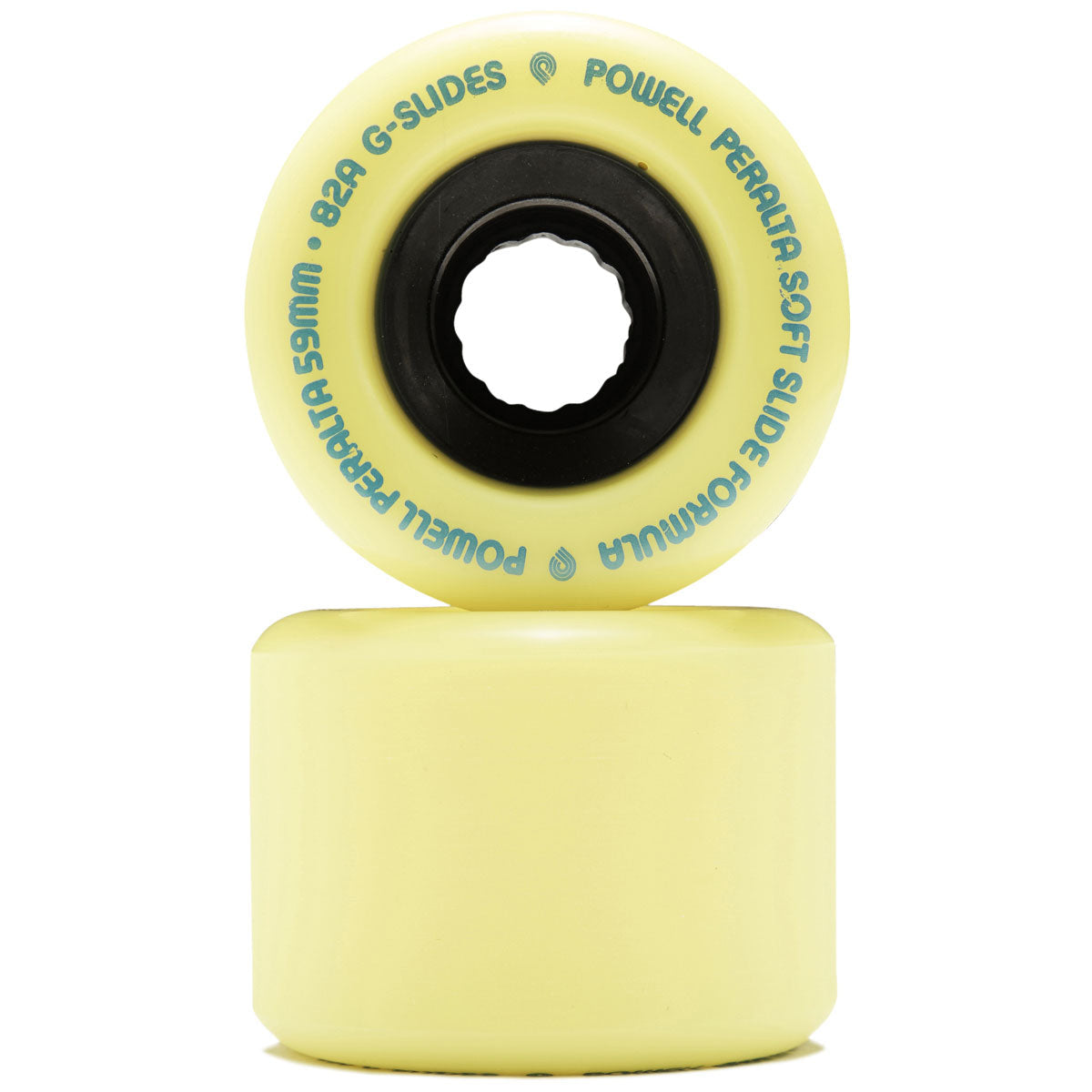 Powell-Peralta G-Slides 82A Longboard Wheels | Yellow | 59mm